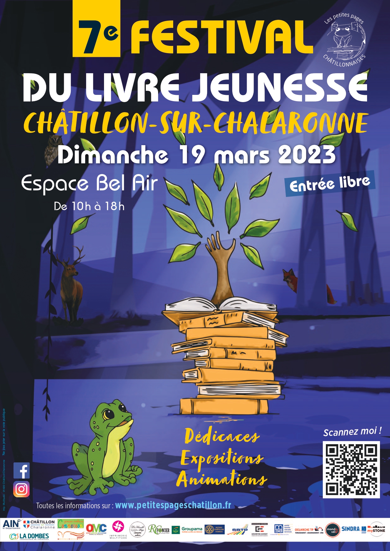 Salon du Livre Jeunesse de Châtillon/Chalaronne, le 19 mars 2023