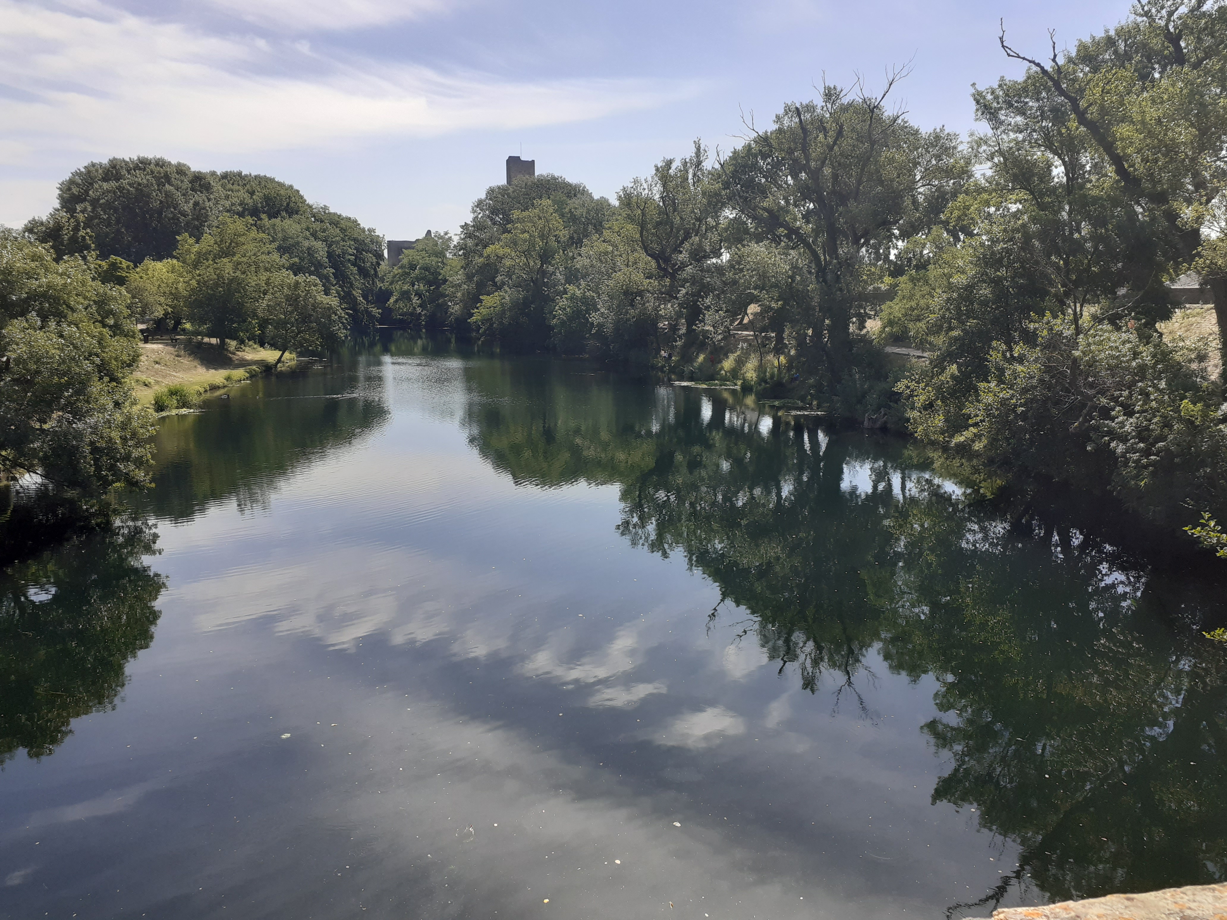 La KAMICYCLETTE Dans les bras du Rhône à Roquemaure, le 11 oct 2023