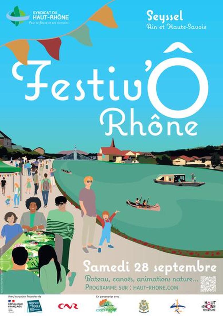 La KAMICYCLETTE fête le Rhône à Seyssel, le 28 septembre 2024