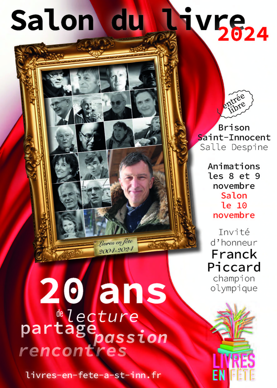 Dédicaces et Livres en Fête, Brison St Innocent, le 10 nov 2024