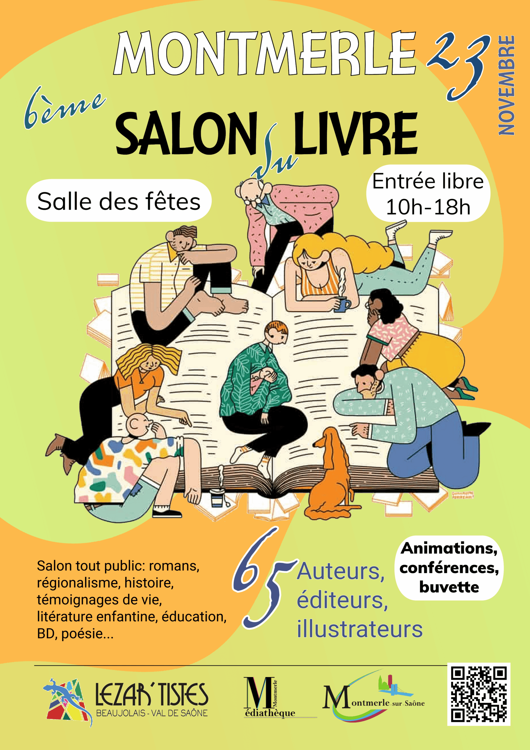 Rencontres au Salon du Livre de Montmerle (01), le 23 nov 2025