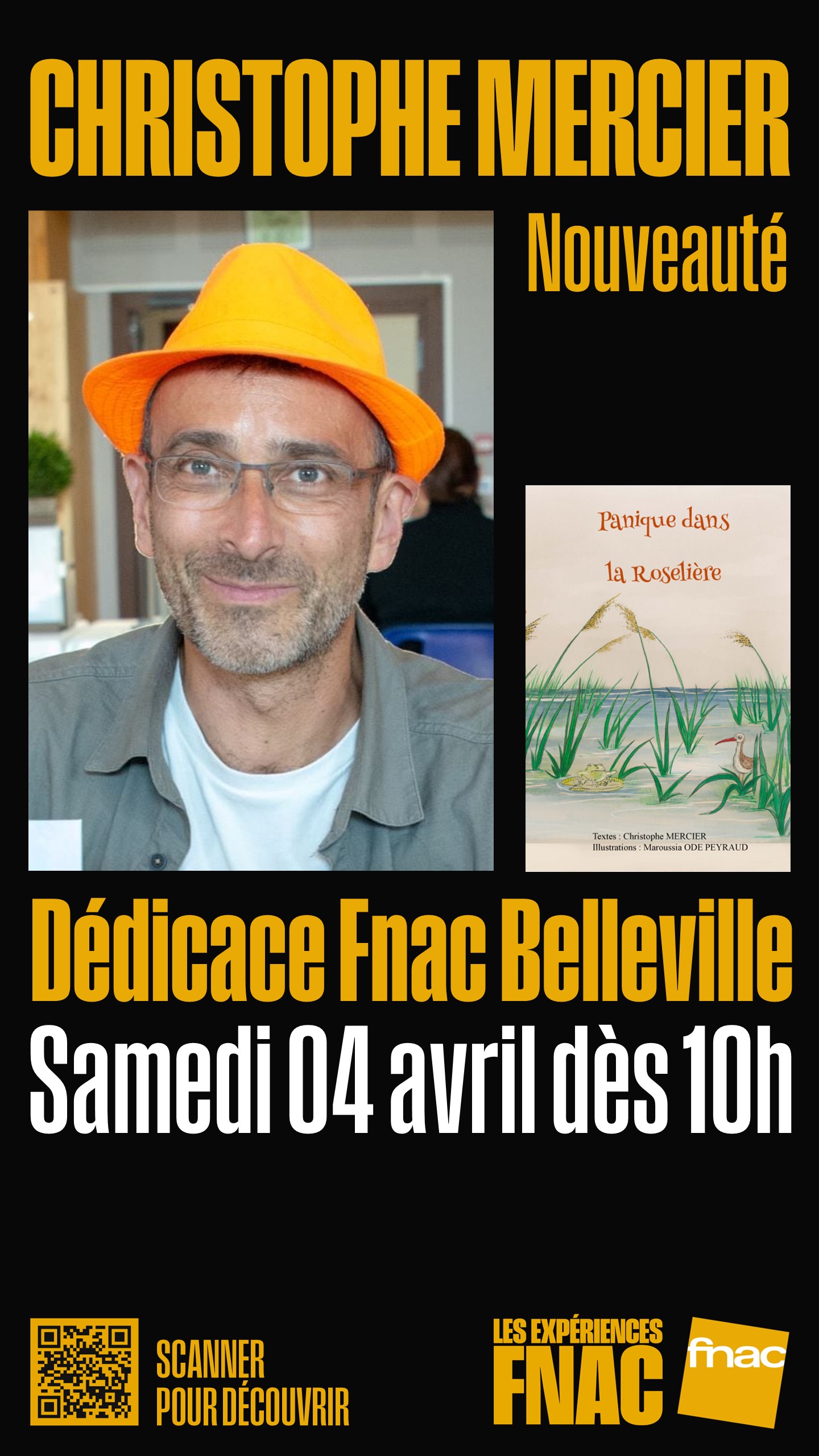 Dédicaces FNAC Belleville en Beaujolais (69), le 4 avril 2026