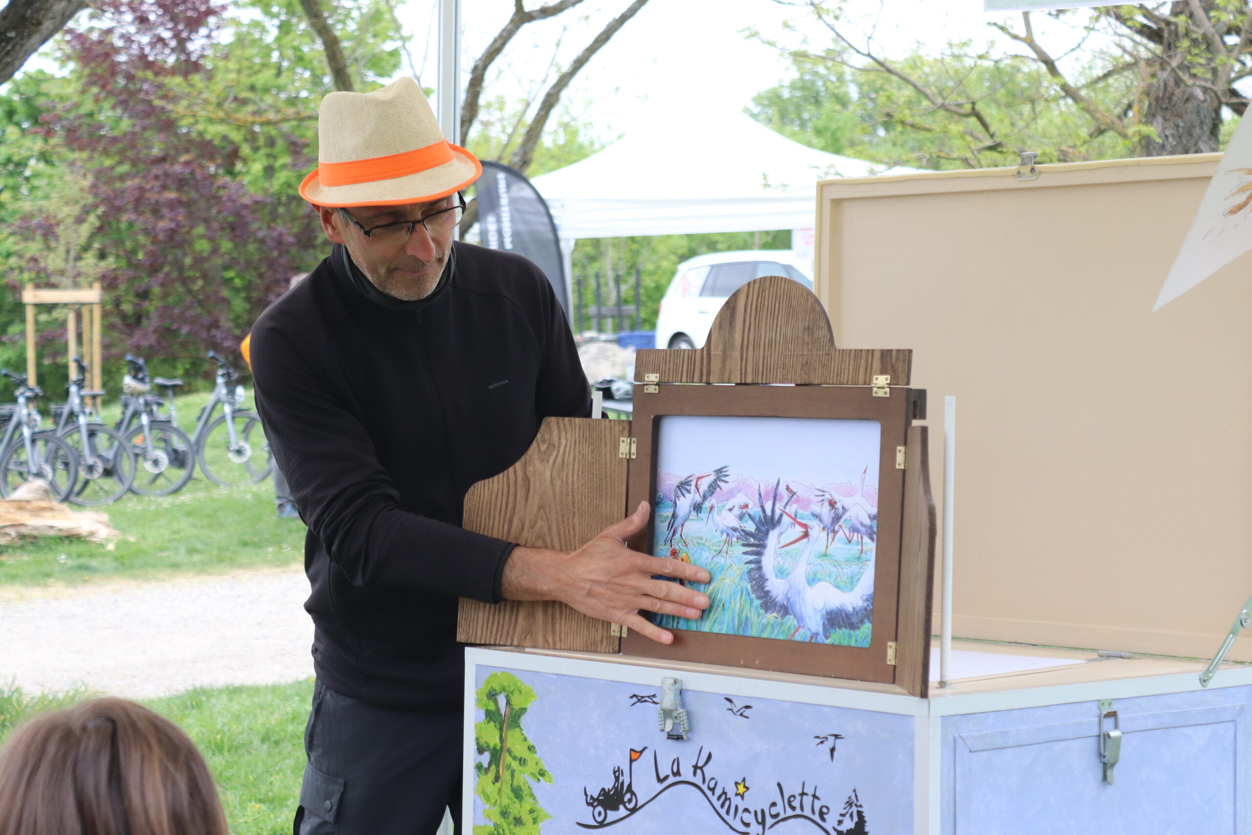 La KAMICYCLETTE fête le vélo à St Genis-Laval (69), le 26 avril 2026